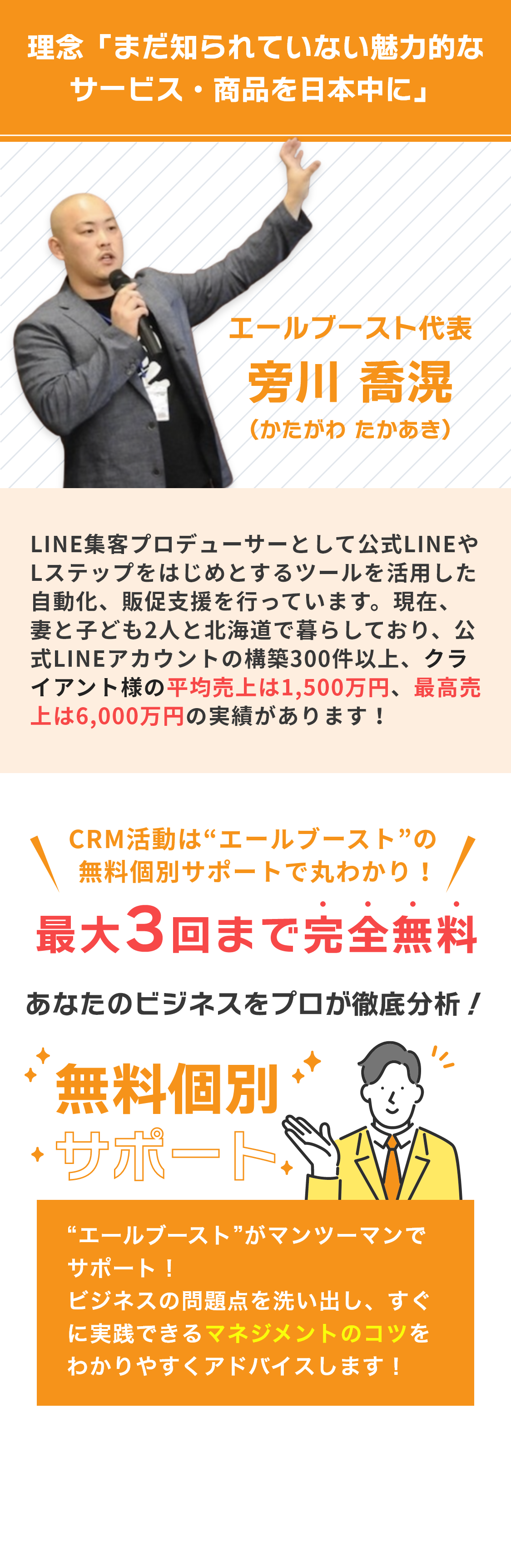 無料個別サポート